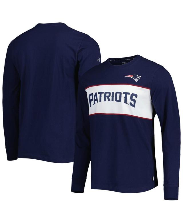 Mens Tommy Hilfiger Navy New England Patriots Peter Team Long Sleeve T-Shirt Product Image