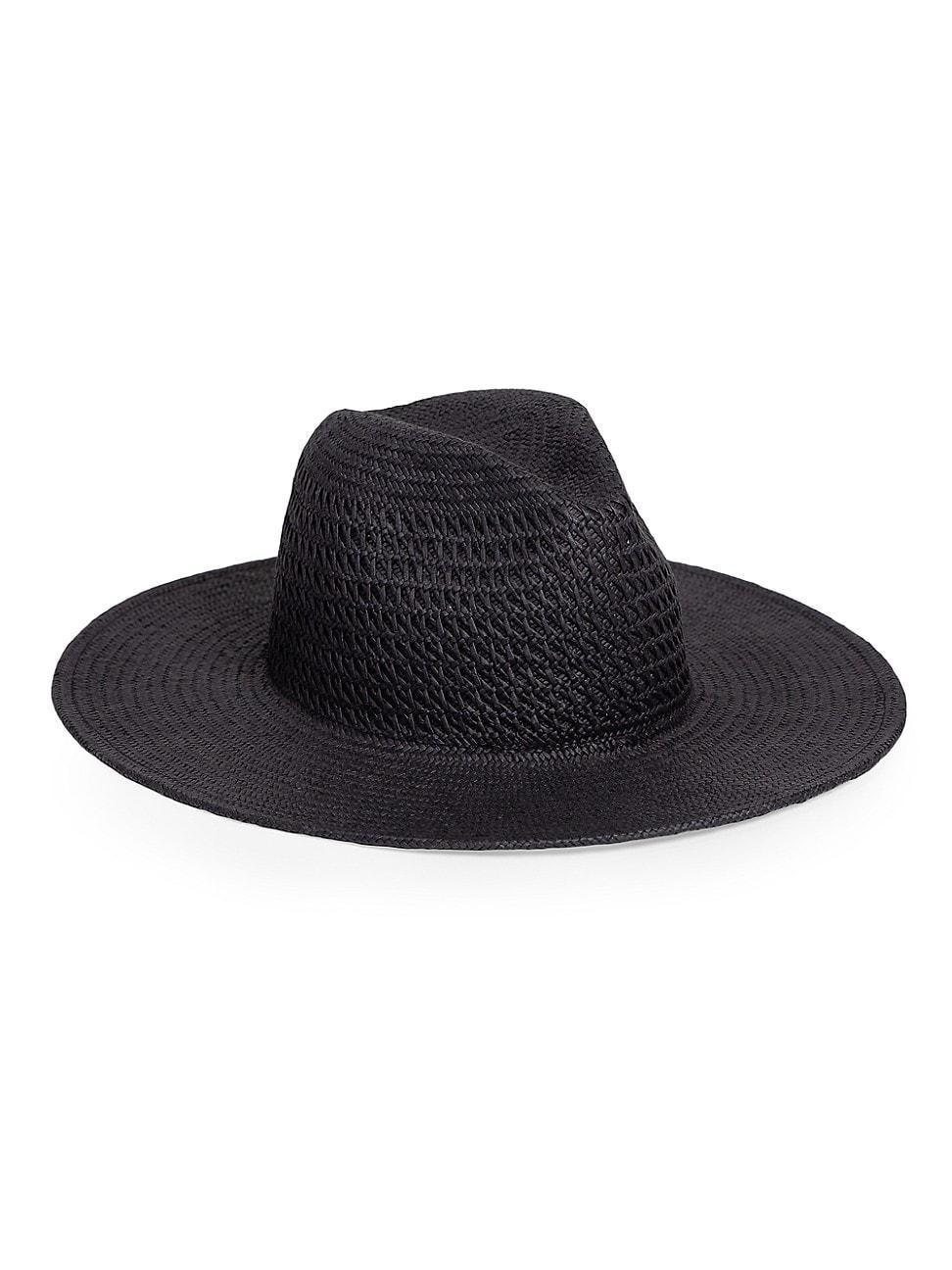 Womens Luxe Vented Packable Straw Fedora product image