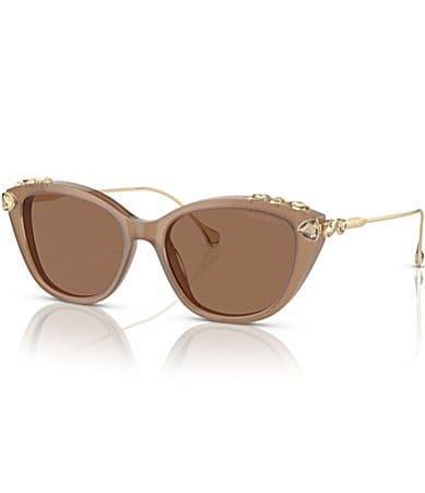 Swarovski Womens SK6010 53mm Cat Eye Sunglasses Product Image