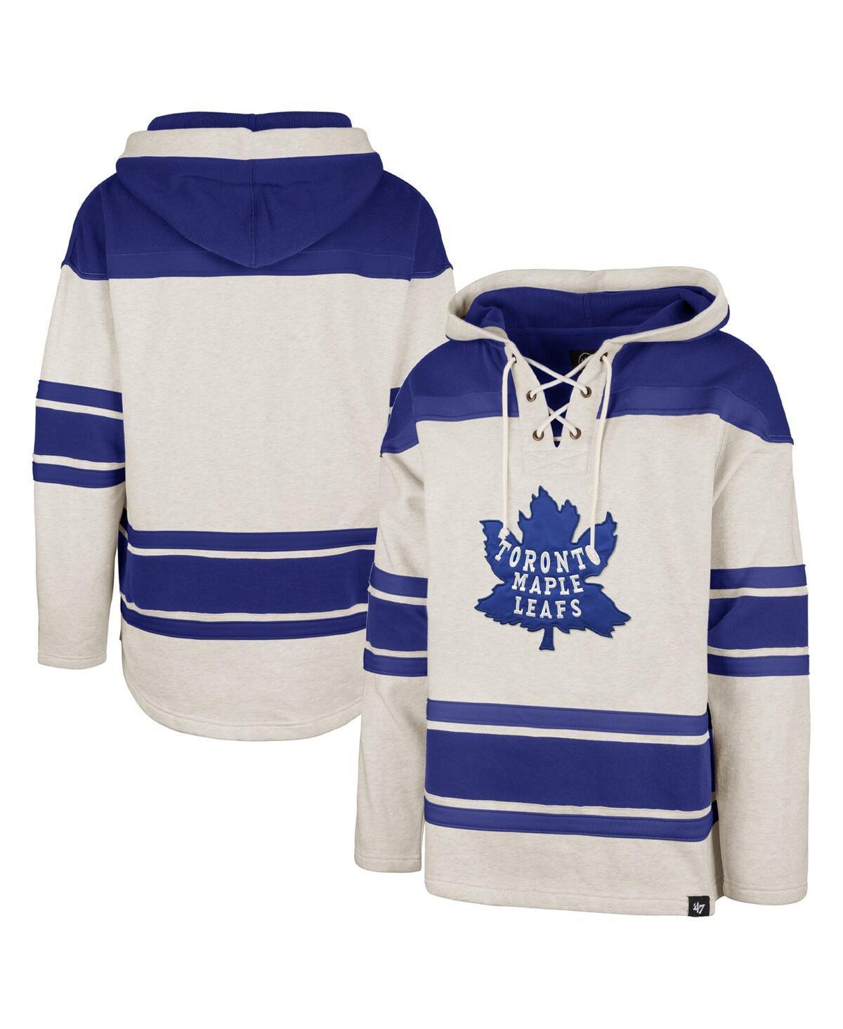 Mens 47 Oatmeal Toronto Maple Leafs Rockaway Lace-Up Pullover Hoodie Product Image