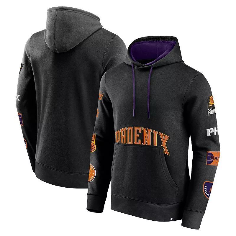 Mens Fanatics Branded Black Phoenix Suns Home Court Pullover Hoodie Product Image