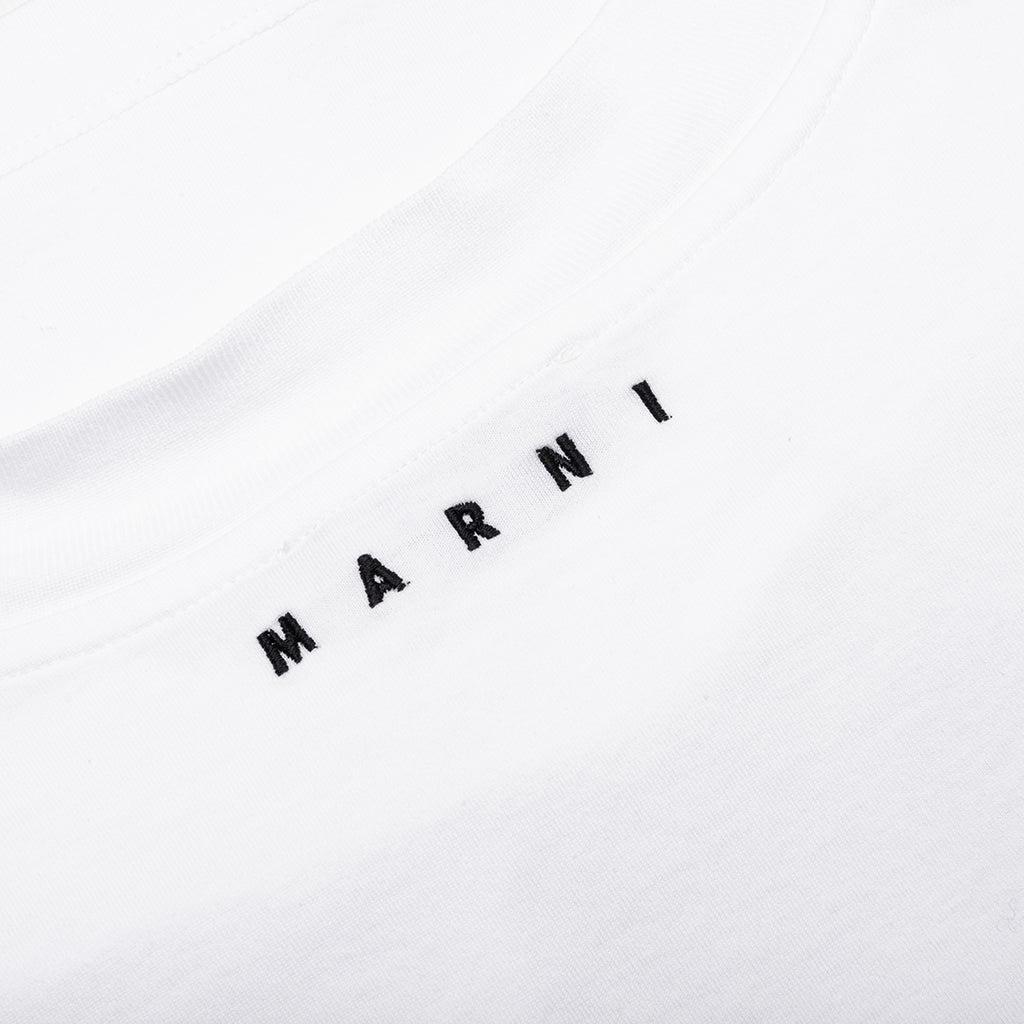 Slogan Print Organic Cotton T-Shirt - Lily White Male Product Image