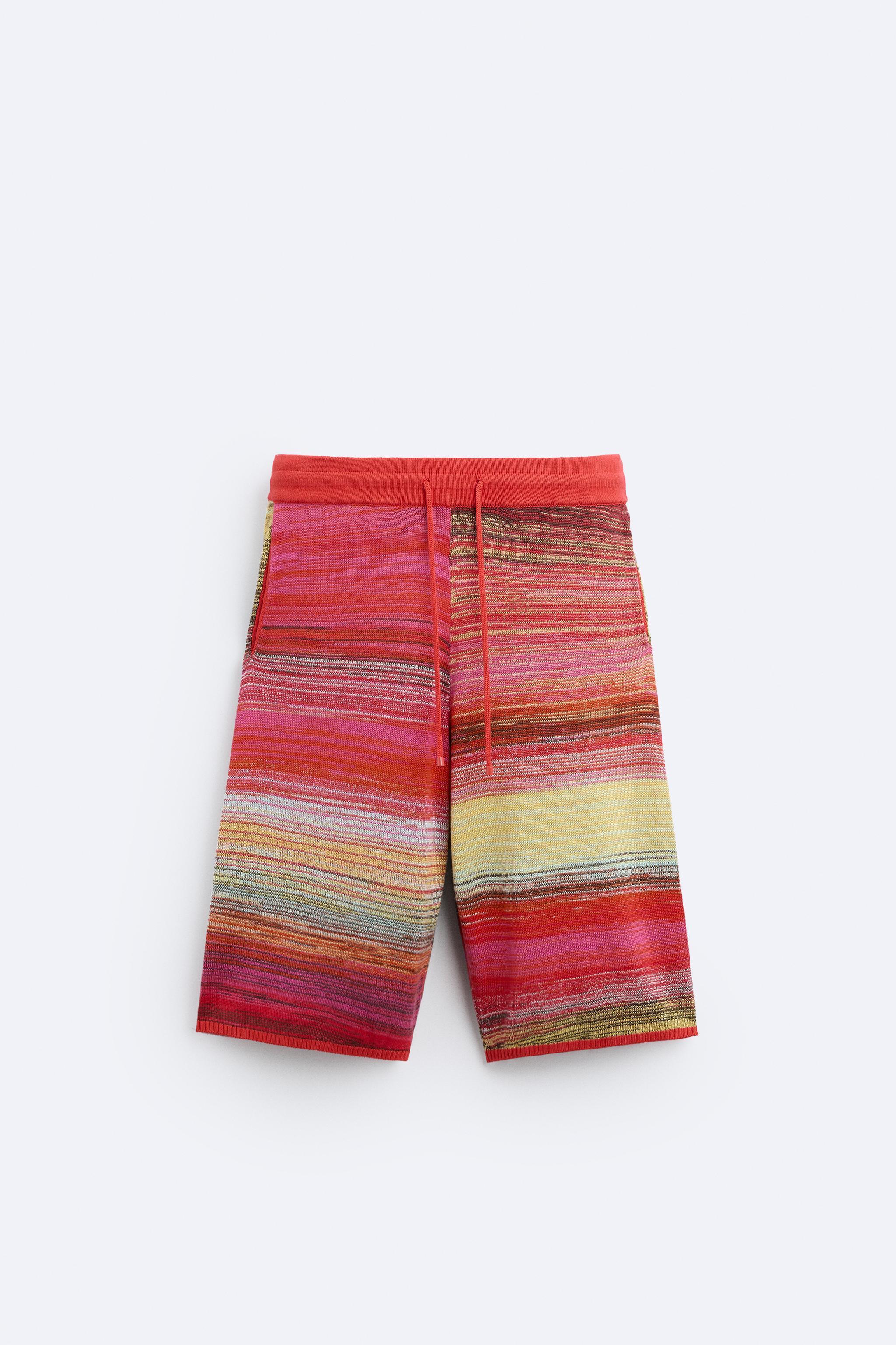 VISCOSE - SILK BLEND KNIT SHORTS Product Image