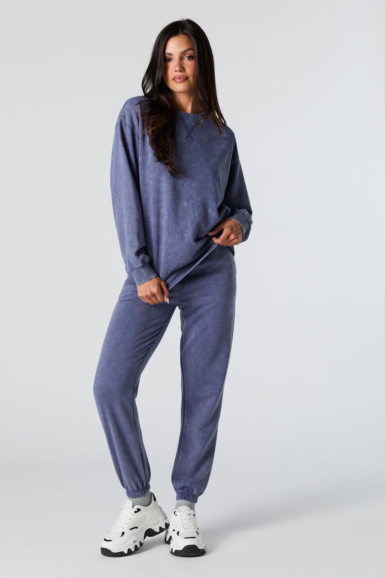 Washed Fleece Jogger Female Product Image