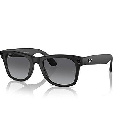 Ray-Ban Ray-Ban Meta Polarized Wayfarer Square Smart Sunglasses, 53mm Product Image