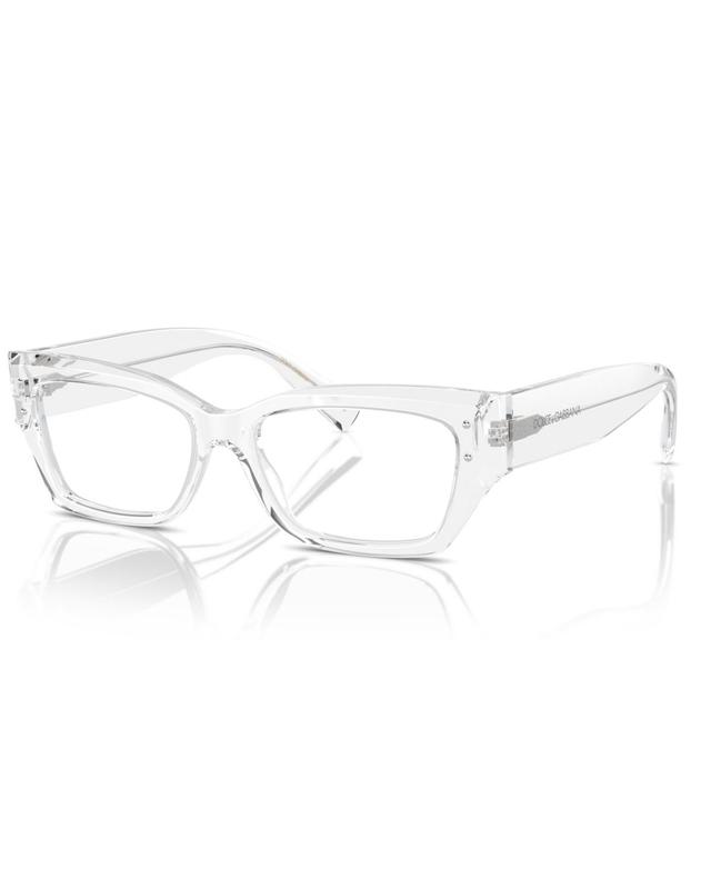 Dolce&Gabbana Womens Eyeglasses, DG3387 - Transparent Crystal Product Image