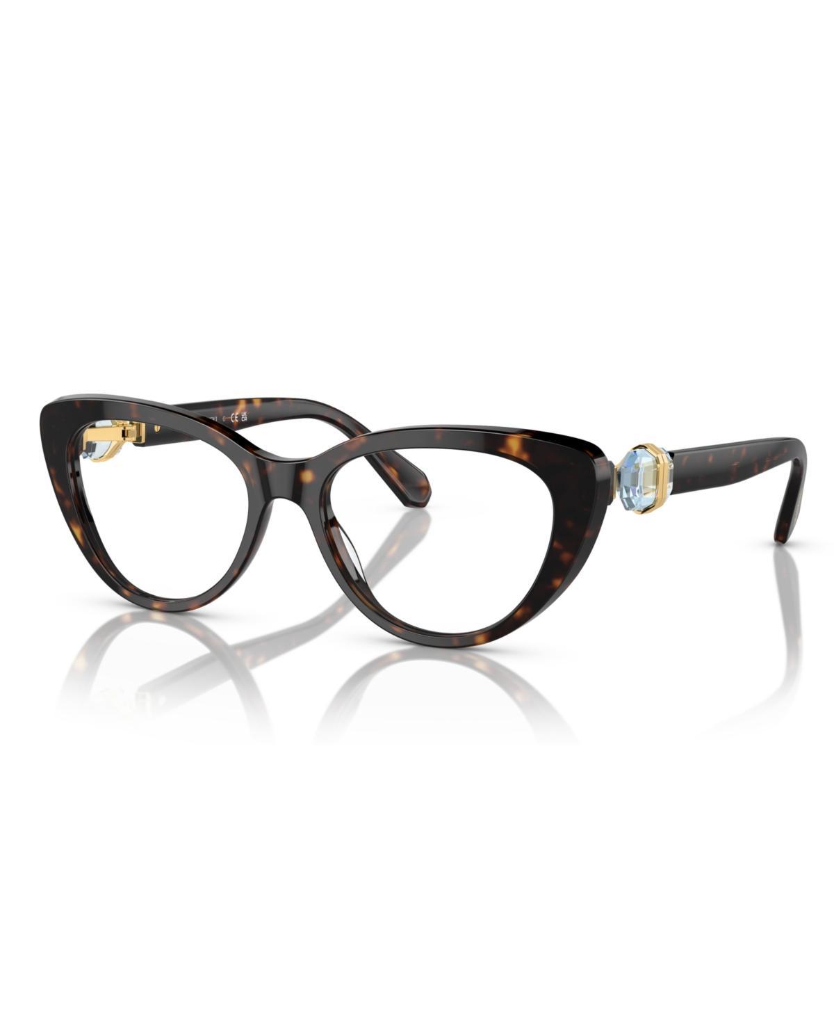 Swarovski Womens Eyeglasses, SK2005 - Dark Havana Product Image