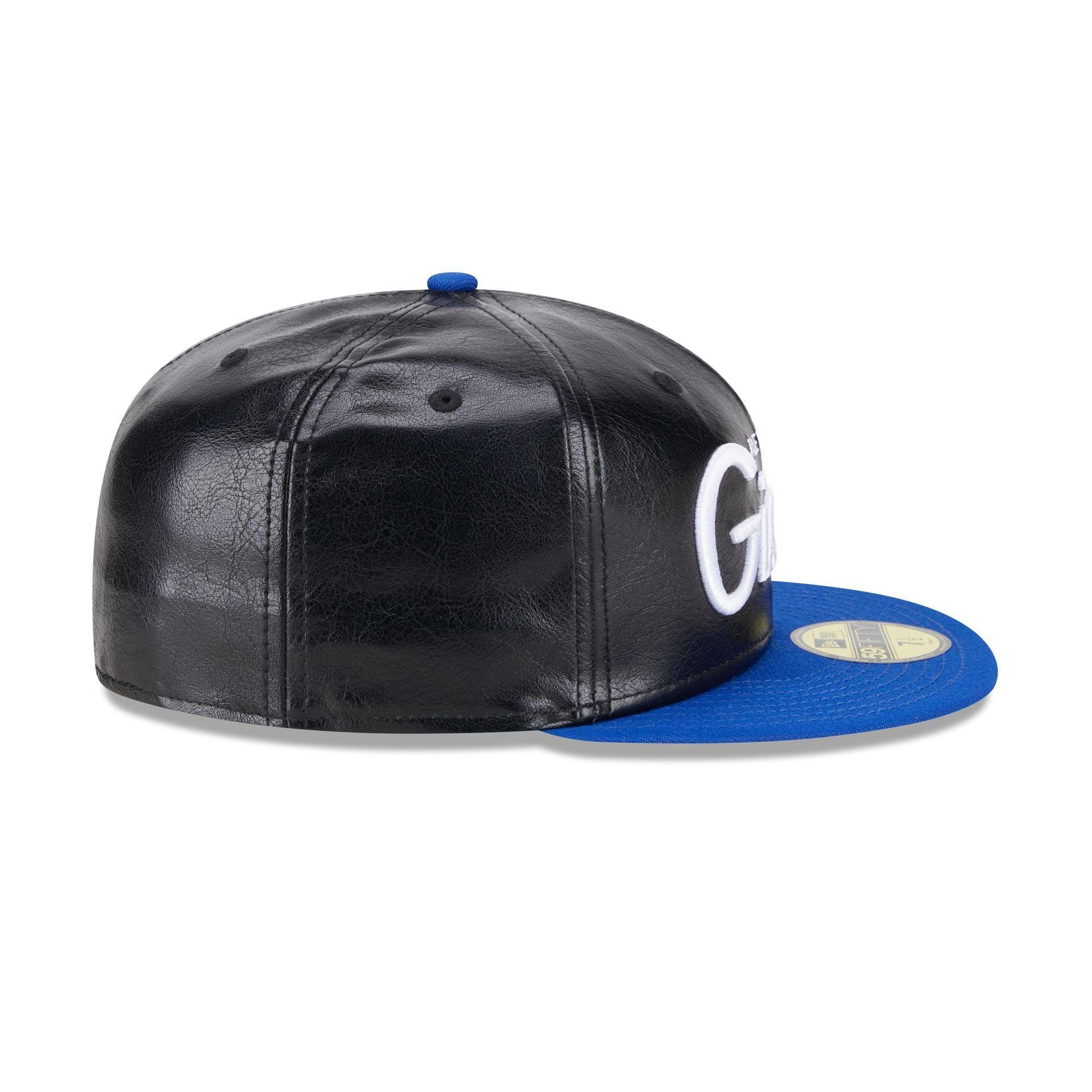 New York Giants Faux Leather Crown 59FIFTY Fitted Hat Male Product Image