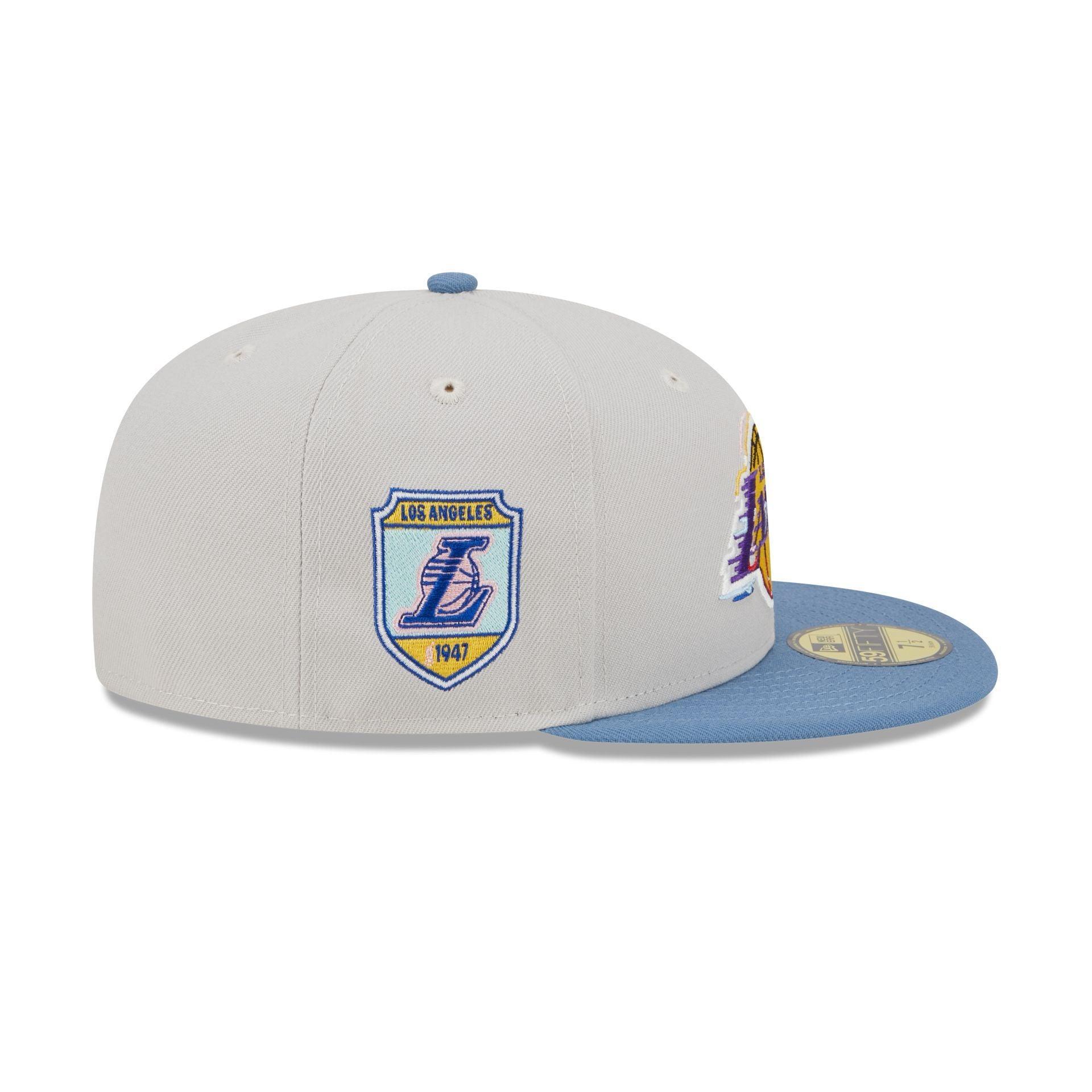 Los Angeles Lakers Color Brush 59FIFTY Fitted Hat Male Product Image