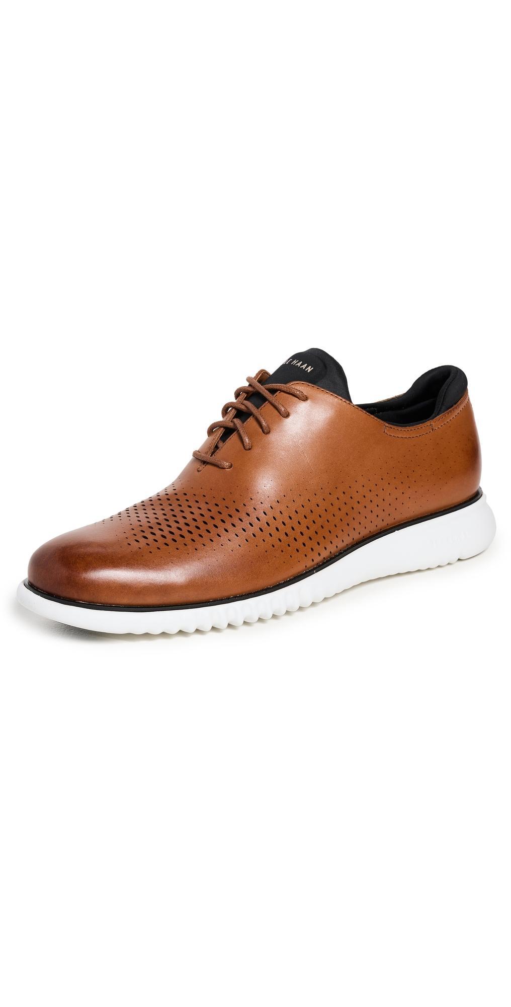 COLE HAAN 2.zerogrand Laser Wingtip Oxford Lined In British Tan Product Image