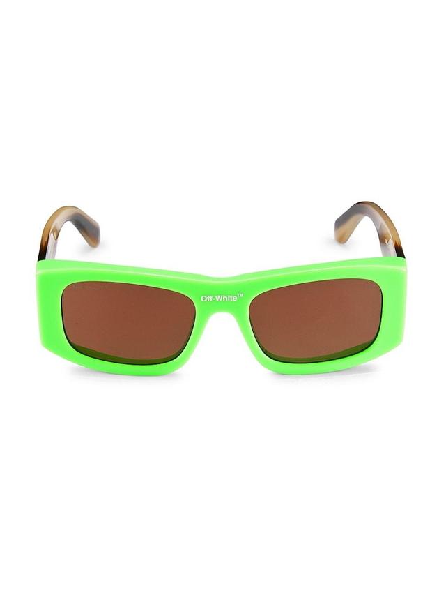 Mens Lucio 54MM Square Acetate Rectangular Sunglasses Product Image