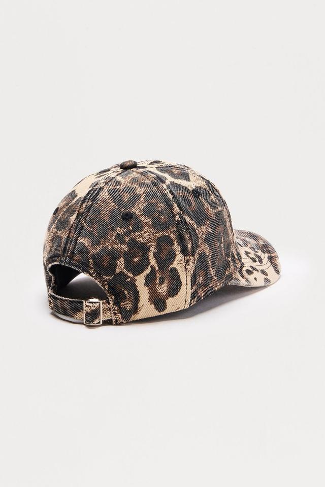 Catch Up With You Later Baseball Hat - Leopard Product Image