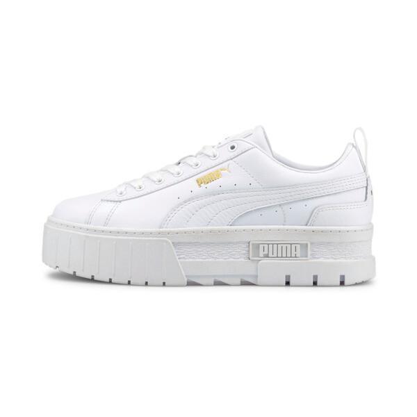 PUMA Mayze Classic Women's Sneakers in White, Size 5.5 Product Image