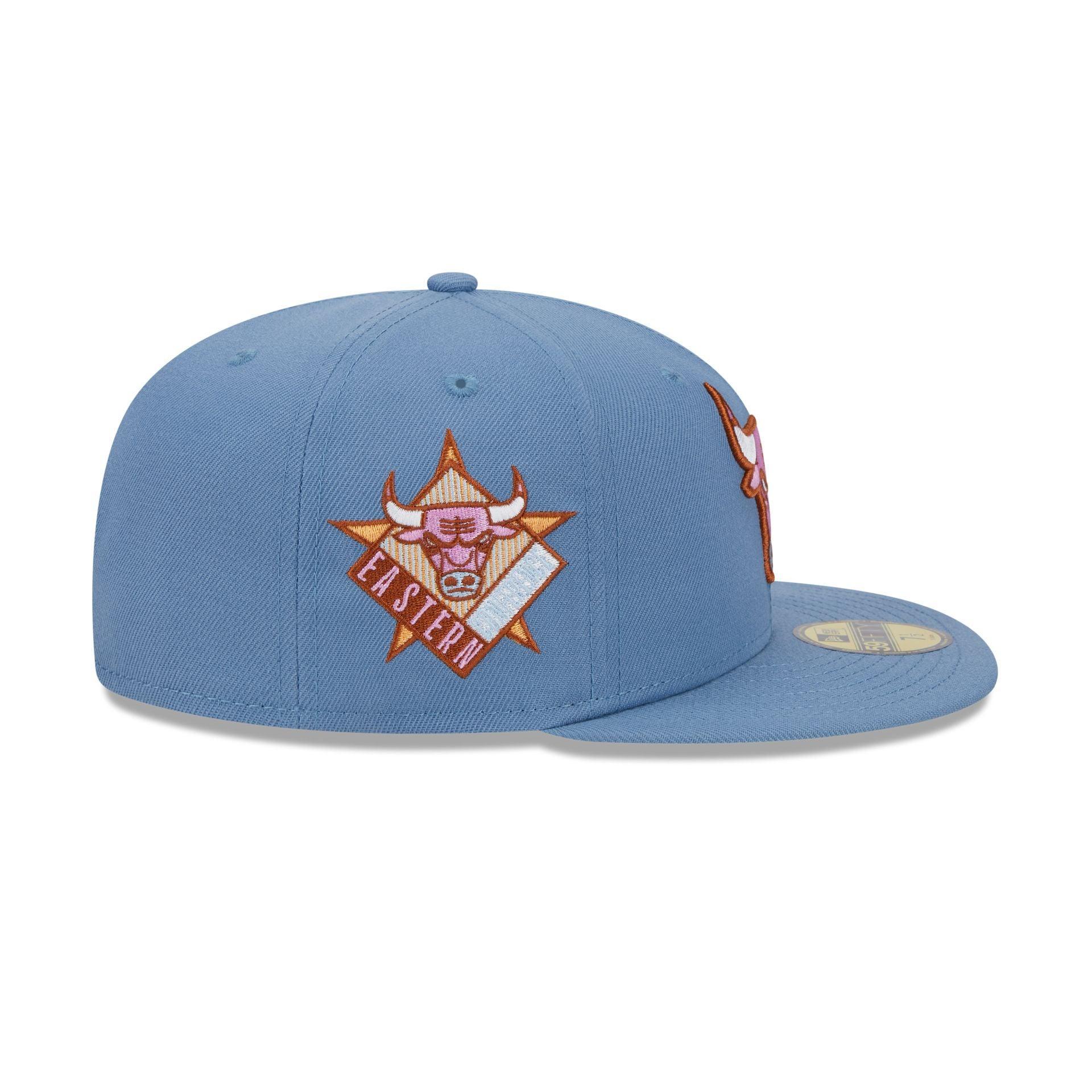 Chicago Bulls Color Pack Faded Blue 59FIFTY Fitted Hat Male Product Image