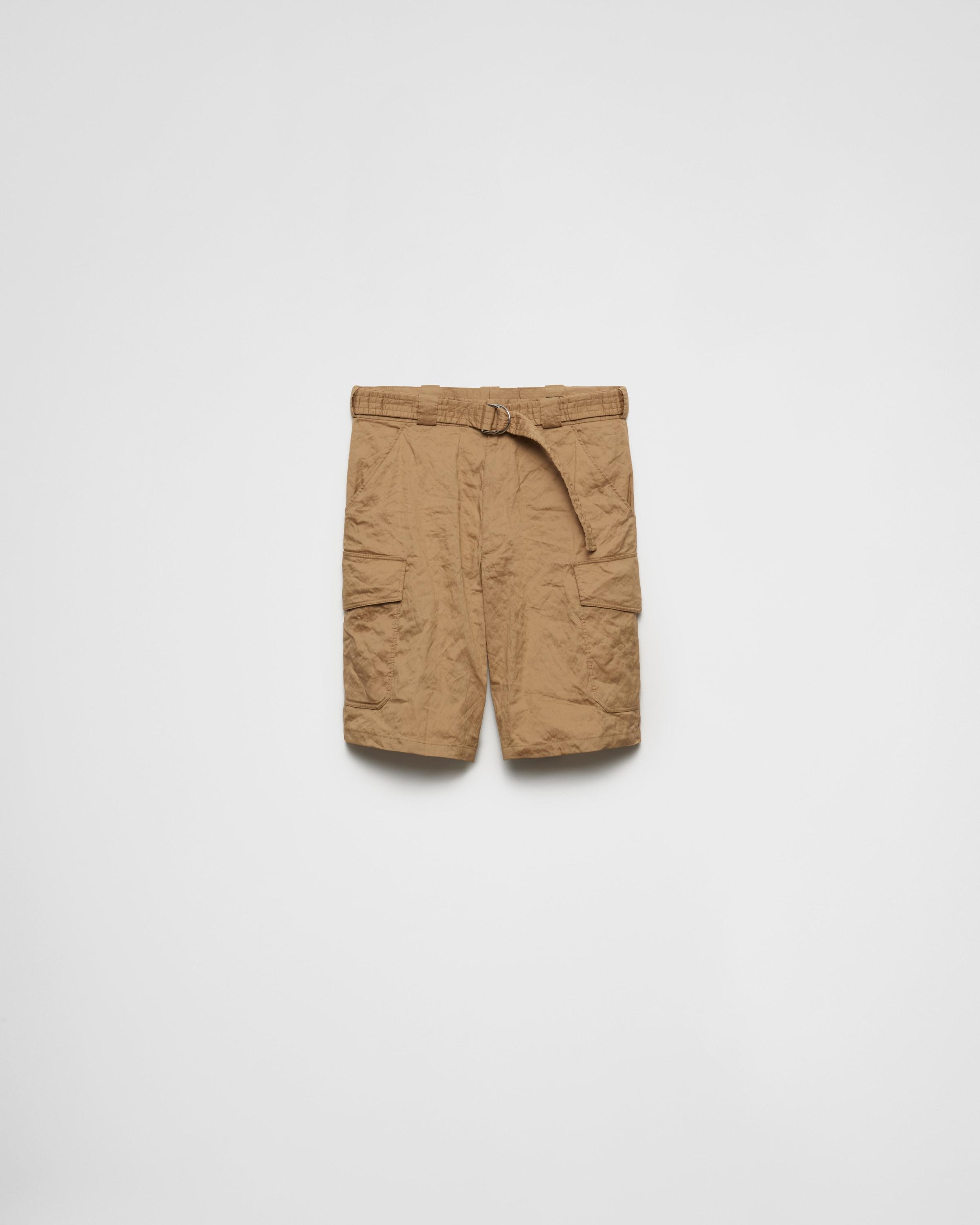 Stretch cotton Bermudas Product Image