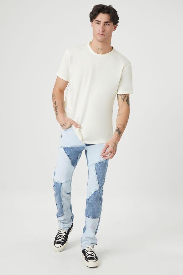 Slim-Fit Patchwork Jeans | Forever 21 Product Image