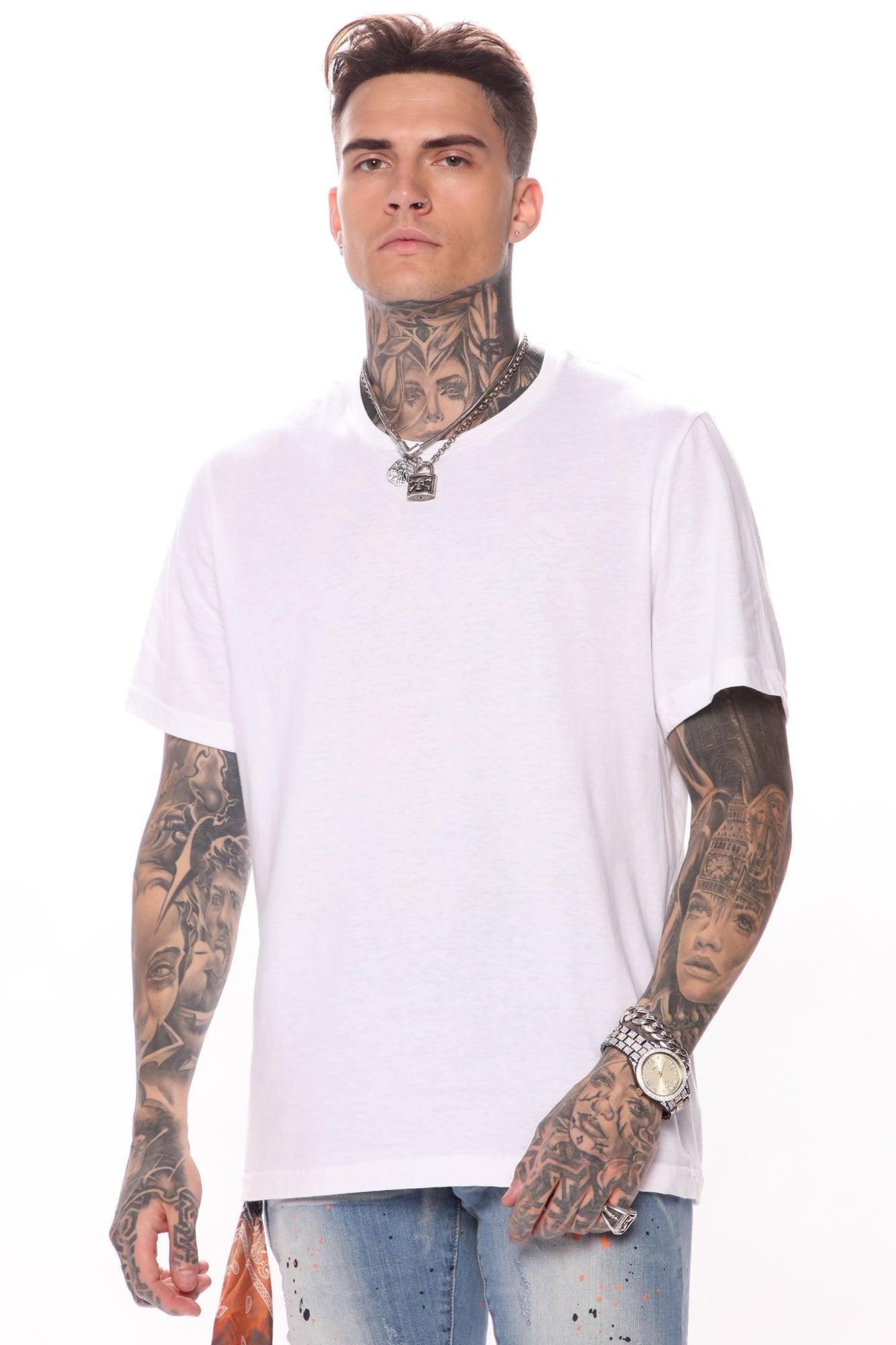 Essential Crew Tee - White Product Image