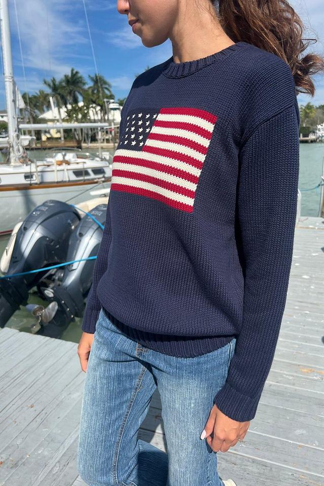 Nico American Flag Sweater Product Image