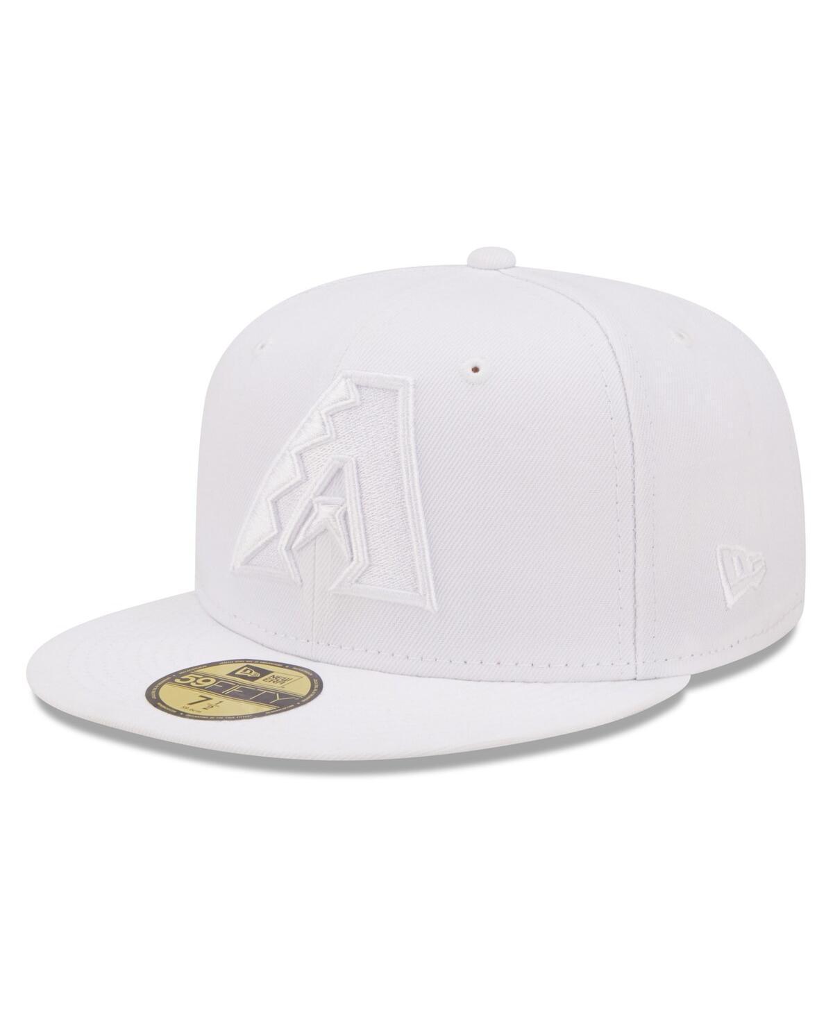 Mens New Era Arizona Diamondbacks White 59FIFTY Fitted Hat Product Image