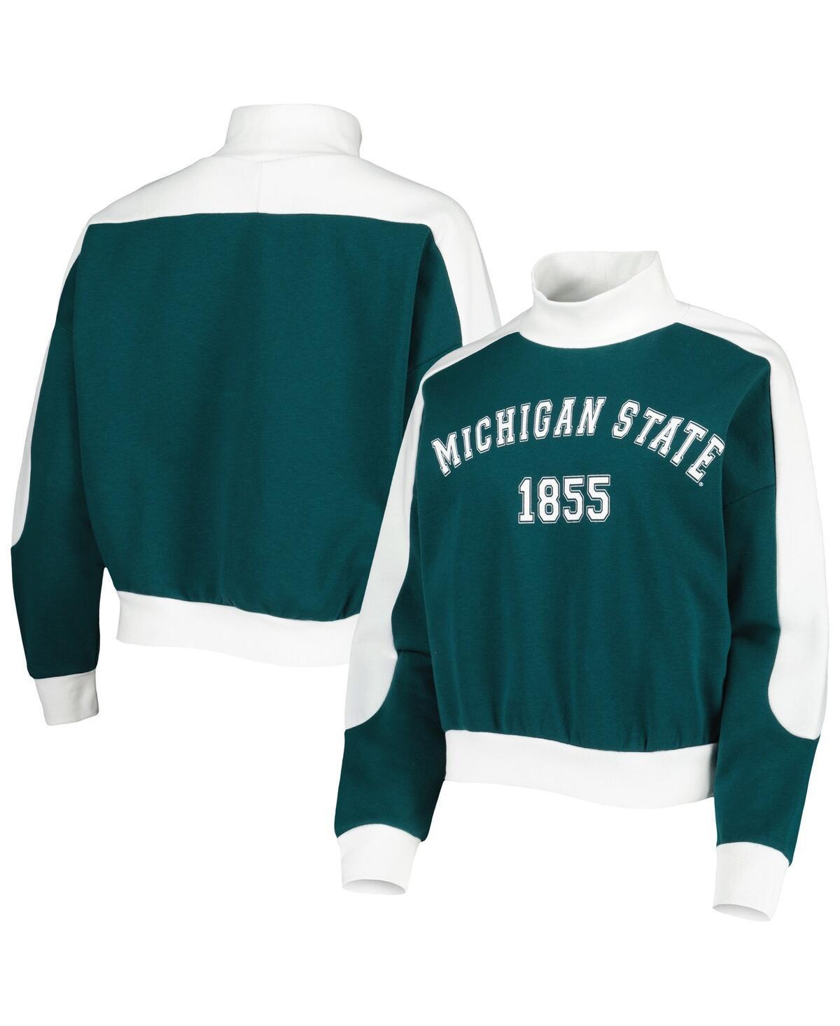 Womens Gameday Couture Michigan State Spartans Make it a Mock Sporty Pullover Sweatshirt Product Image