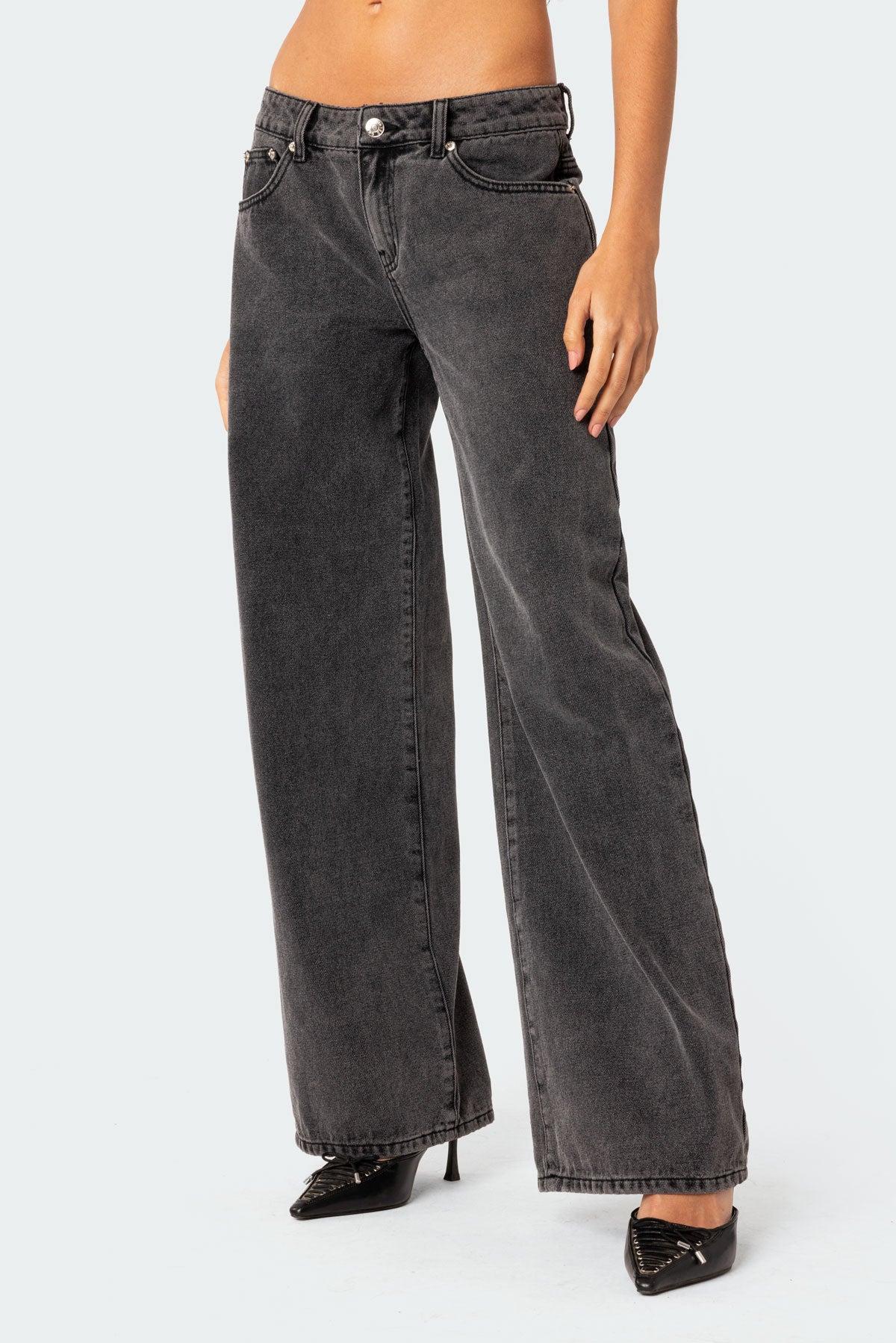 Raelynn Washed Low Rise Jeans Product Image