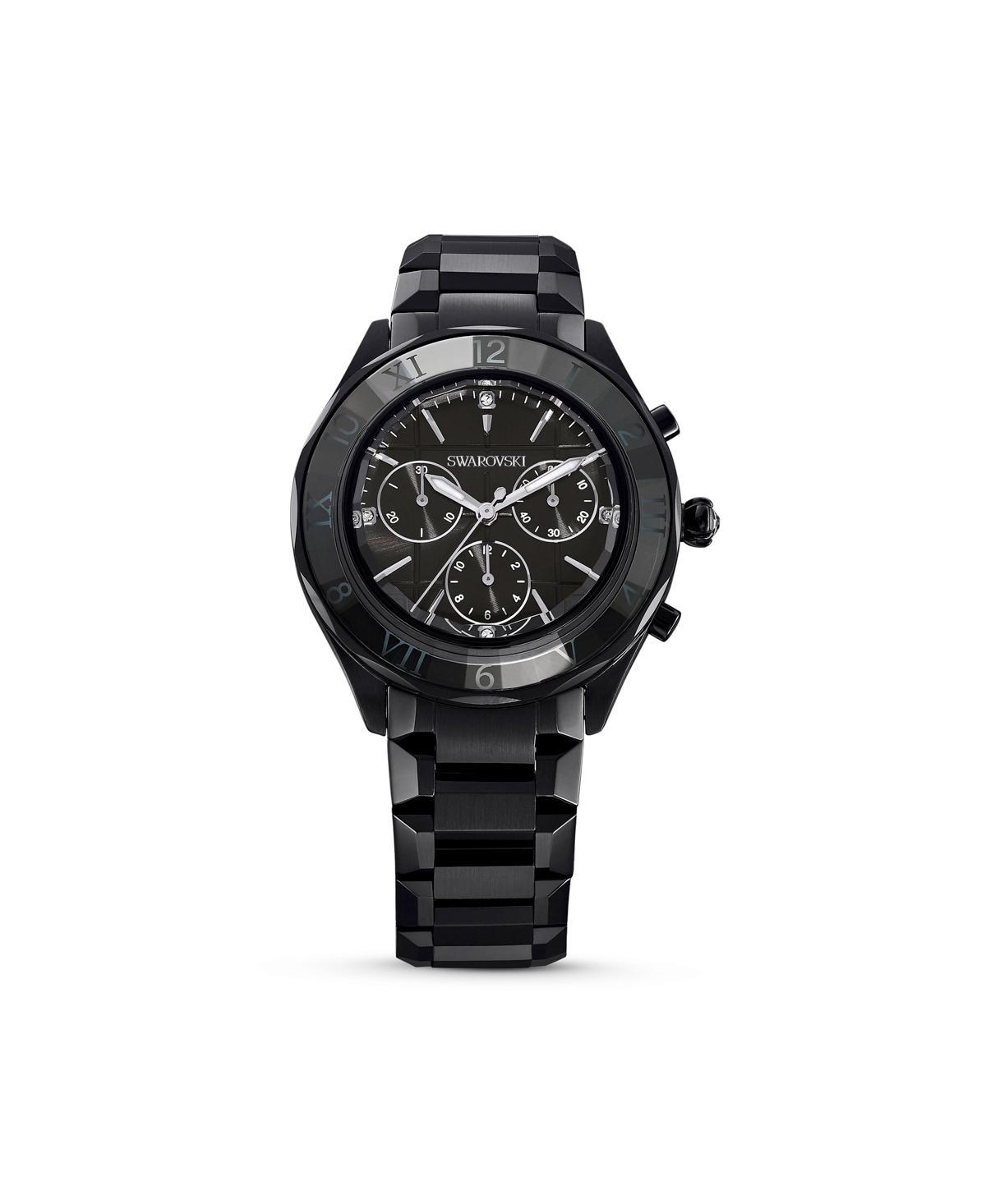 Swarovski Womens Dextera Analog Black Chronograph Bracelet Watch Product Image