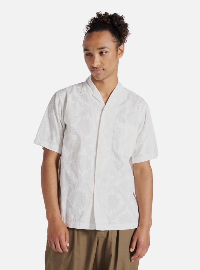 Universal Works Minari Shirt in Ecru Sun Print Poplin Product Image