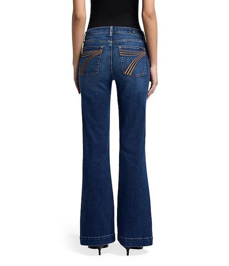 7 For All Mankind® Ladies' Tailorless Dojo Jeans in Highwave Product Image