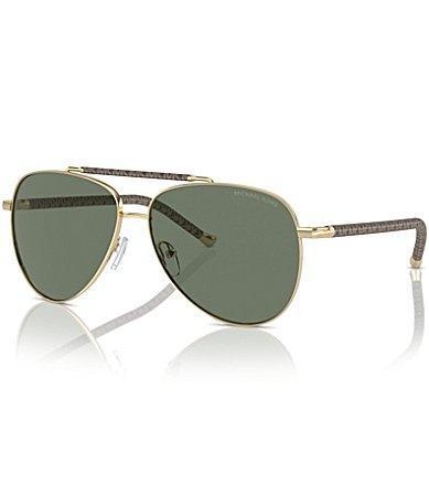 Michael Kors Womens MK1146 59mm Aviator Sunglasses Product Image