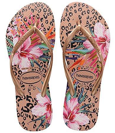 Havaianas Slim Animal Floral Flip Flops Product Image