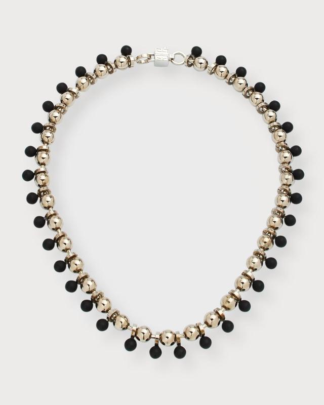 Mens 4G Faux Pearl Necklace Product Image