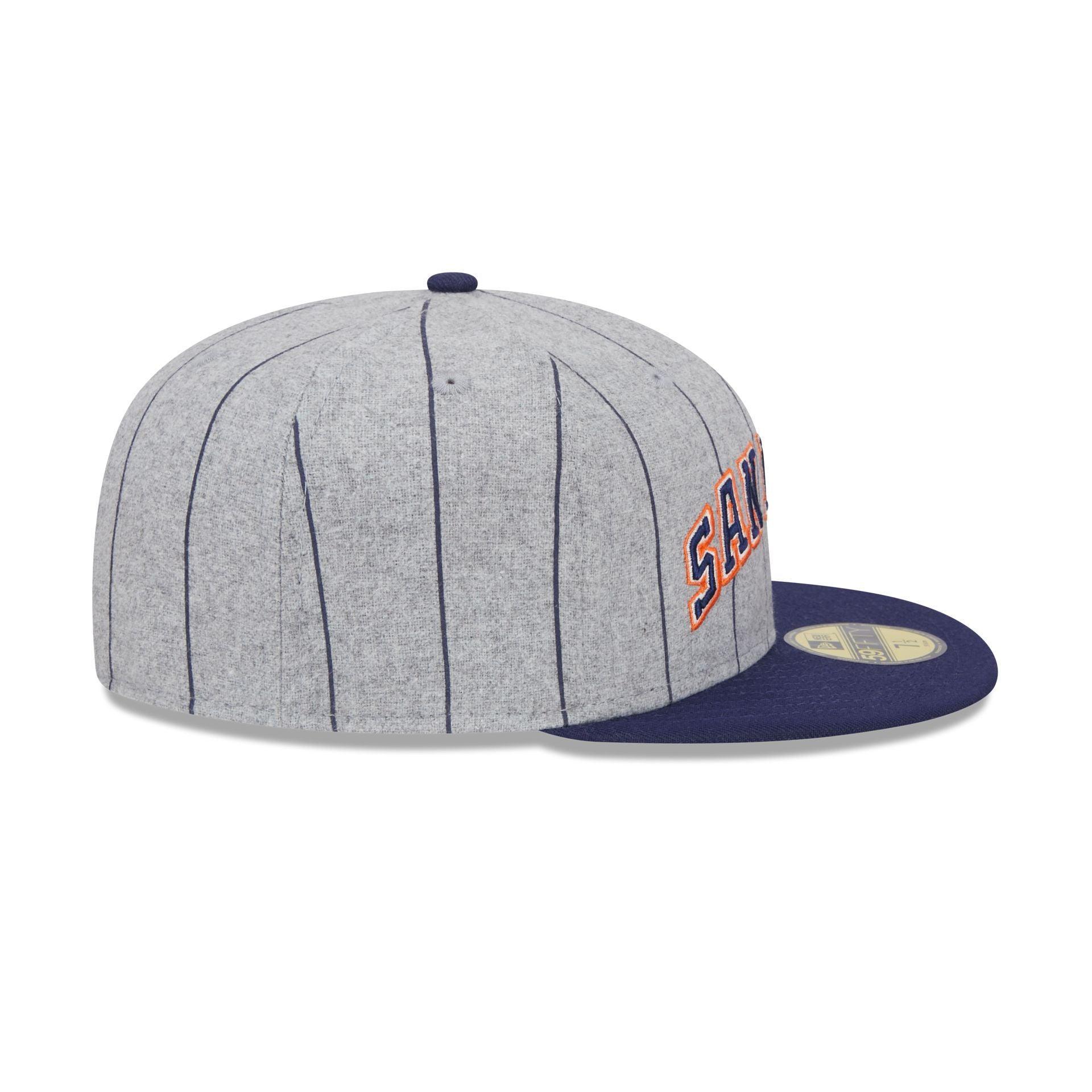 San Diego Padres Heather Pinstripe 59FIFTY Fitted Hat Male Product Image