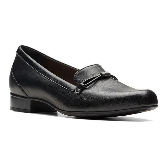 Clarks Juliet Shine Womens Leather Slip-On Shoes Product Image