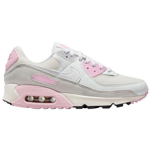 Nike Womens Nike Air Max 90 - Womens Running Shoes Beige/Pink Product Image