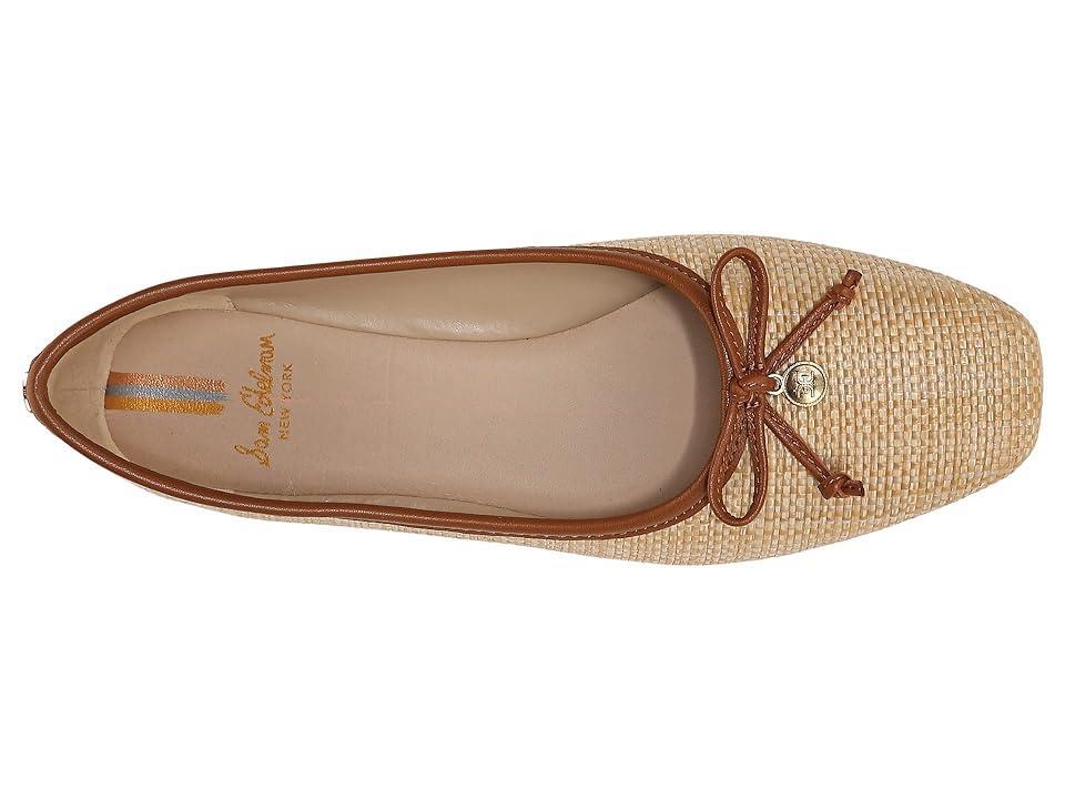 Sam Edelman Meadow Raffia Bow Detail Woven Ballet Flats Product Image