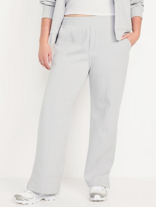 High-Waisted Dynamic Fleece Trouser Pants Product Image