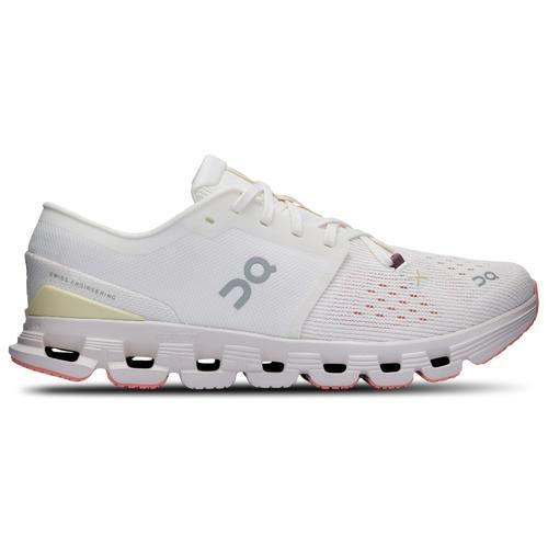 On Womens Cloud X 4 - Running Shoes White/Orange Product Image