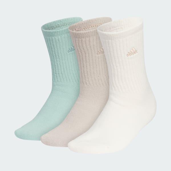 Cushioned Comfort Crew Socks 3 Pairs Product Image