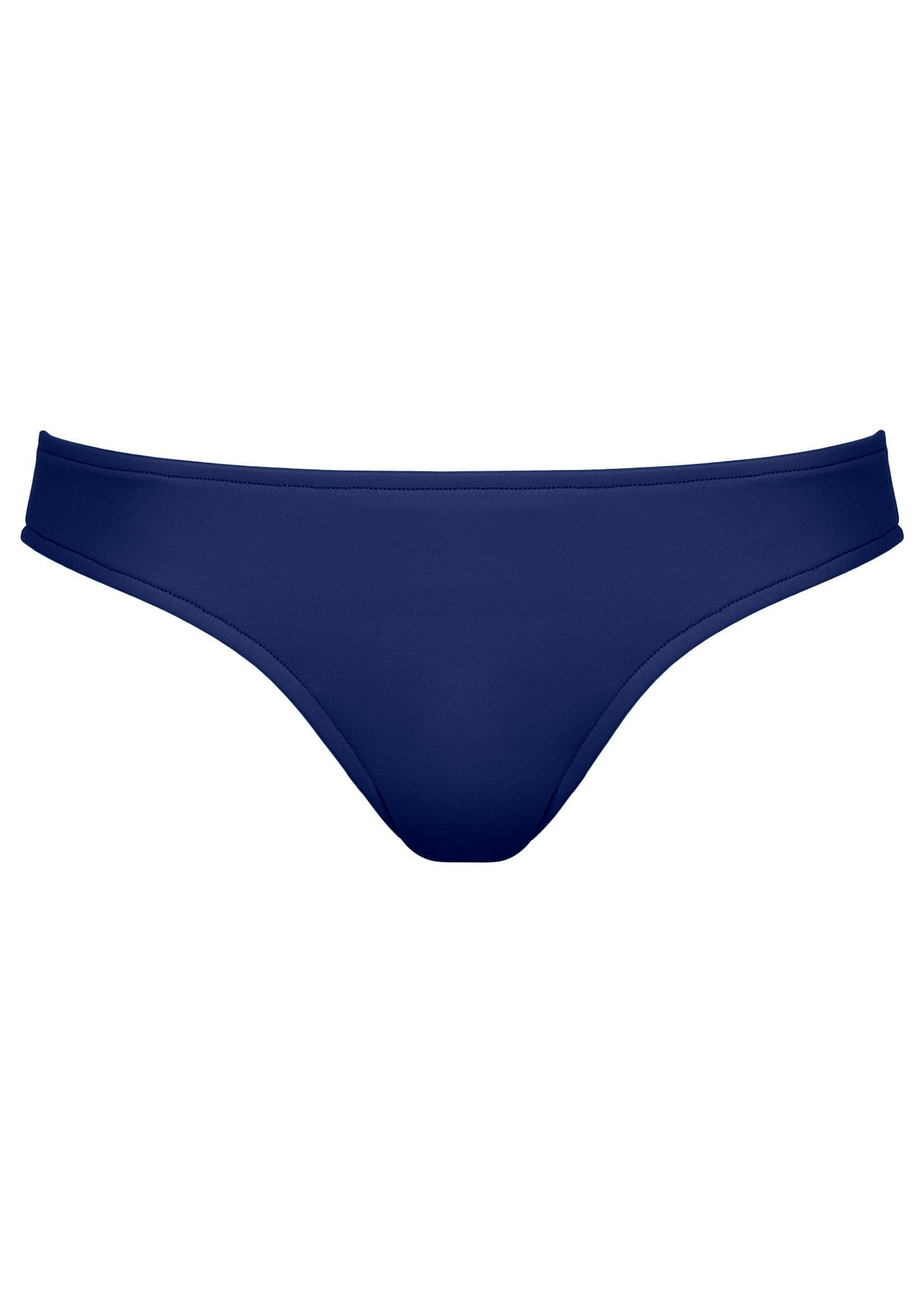 Low-Rise Bikini Bottom - Navy Blue Product Image