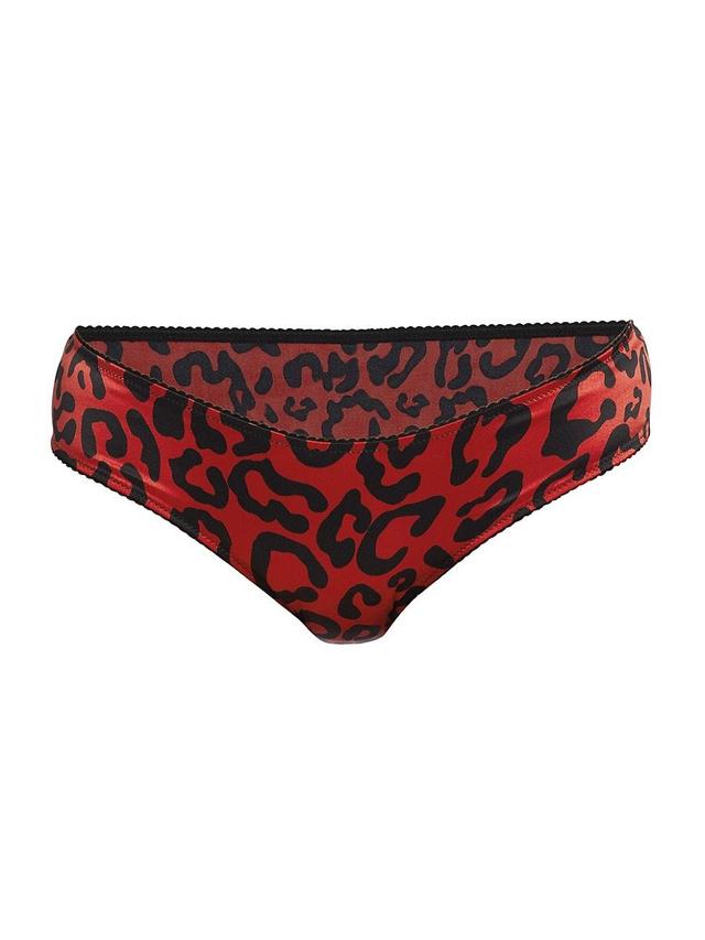 Womens Leopard Hipster Panty Product Image