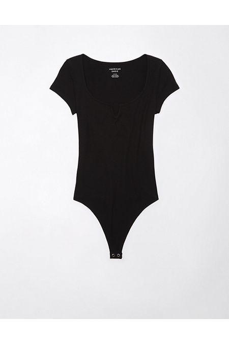 AE Notch Neck Bodysuit Womens Product Image