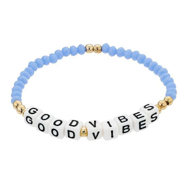 Candier Good Vibes Bracelet, Womens, Pink Product Image