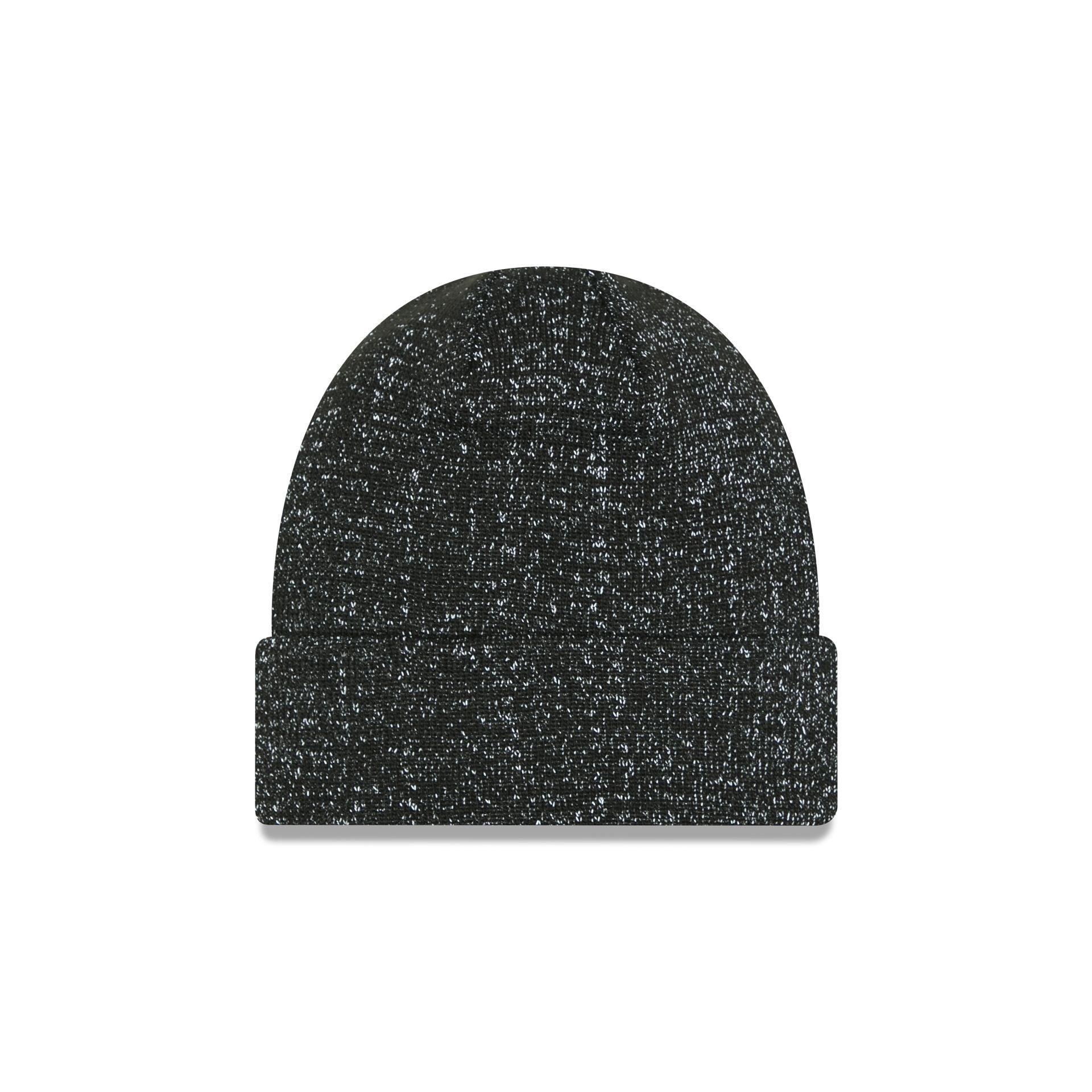 Green Bay Packers Reflective Black Knit Beanie Male Product Image