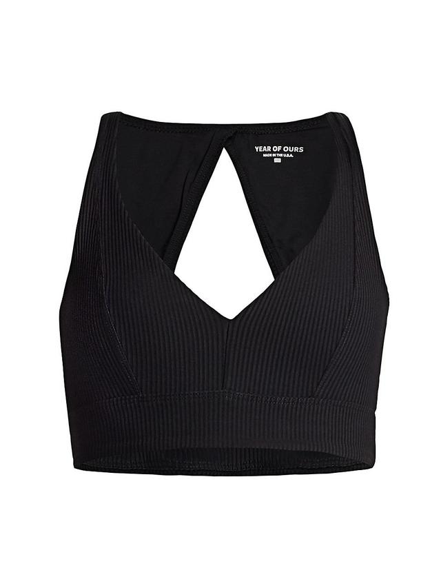 Womens Victoria Ribbed Sports Bra Product Image