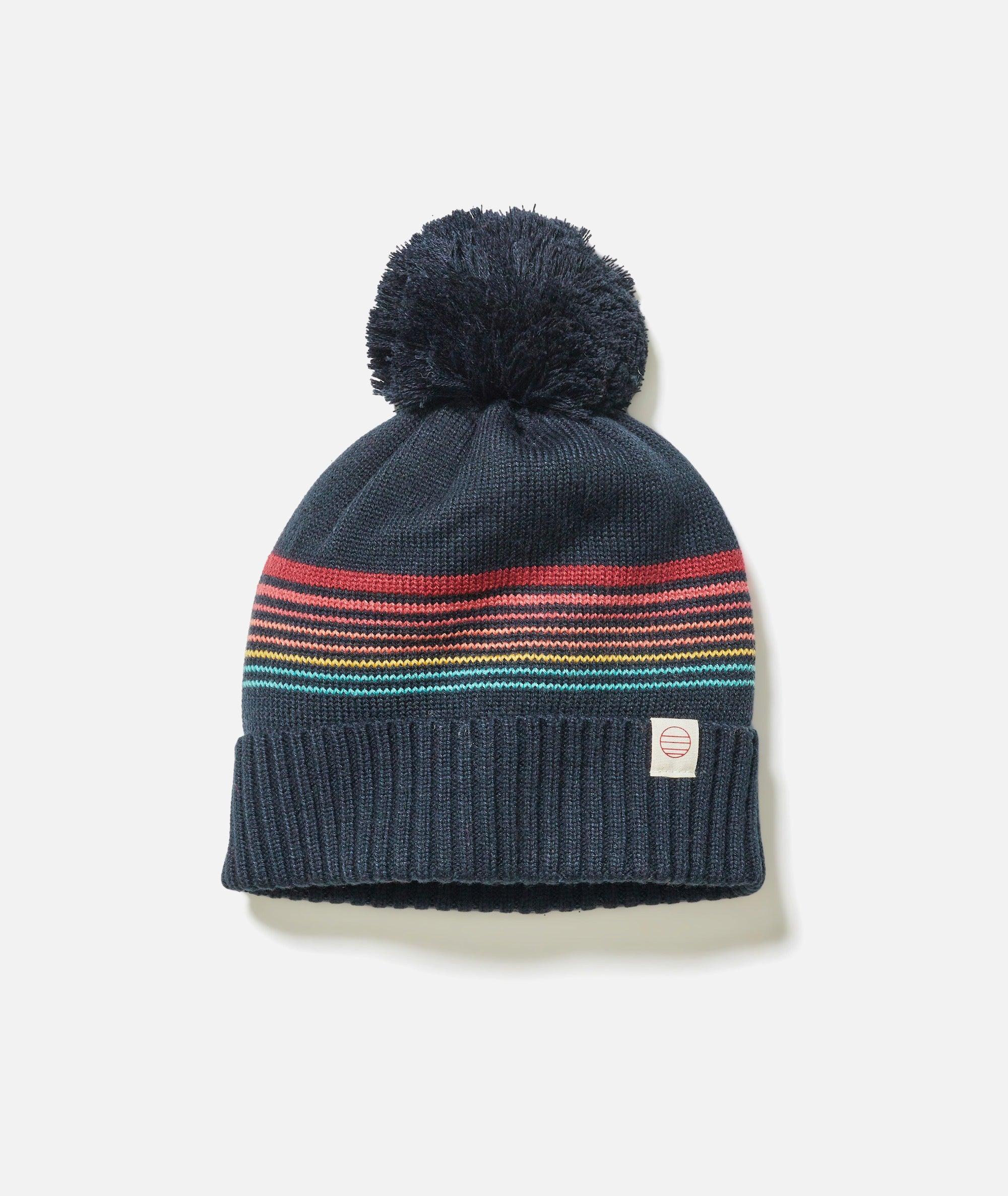 Archive Stripe Pom Beanie Product Image