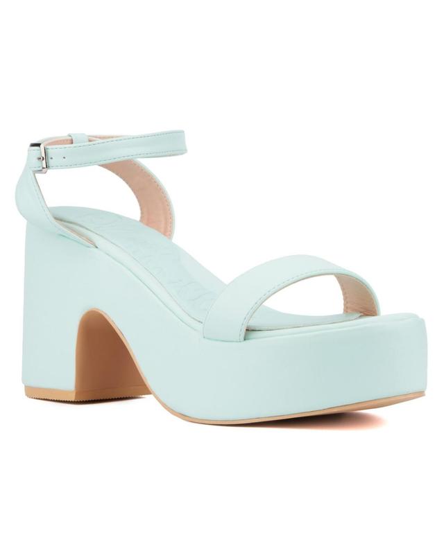 Olivia Miller Womens Charmer Platform Heel Sandal Product Image