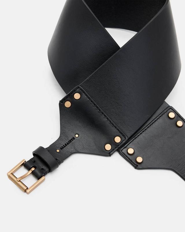 Eden Studded Leather Waist Belt Product Image