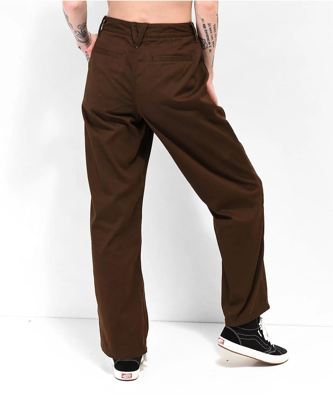 Vans x Karina Rozunko Brown Skate Pants Product Image