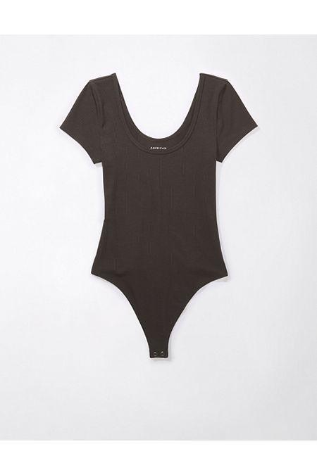 AE Short-Sleeve Scoop Bodysuit Women's Product Image