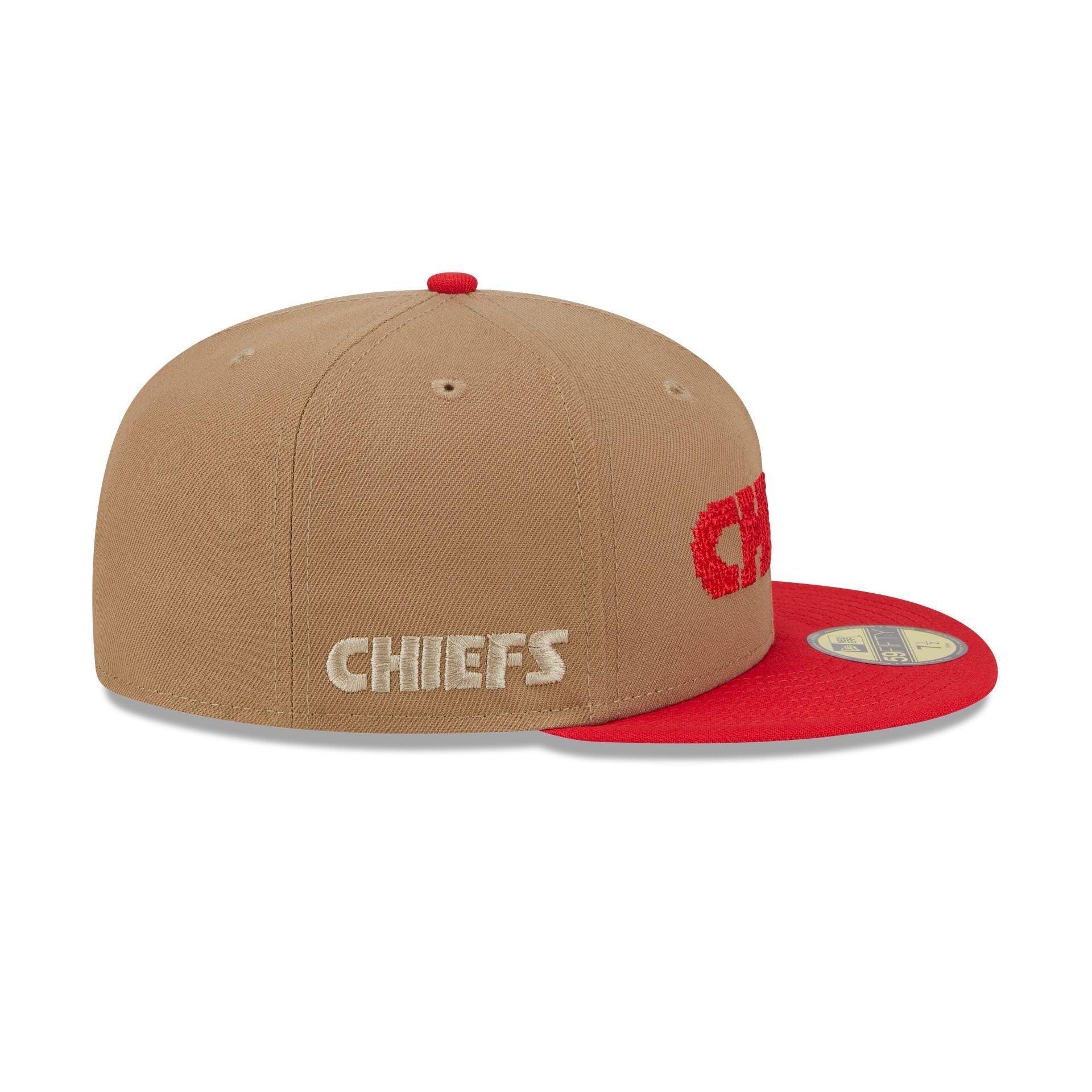 Kansas City Chiefs Panama Tan 9FIFTY Snapback Hat Male Product Image